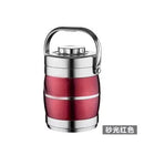 Axyaa 3-Layer Stainless Steel Insulated Bento Lunch Box - Large Capacity Pot