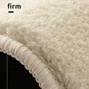 Axyaa Cream Gradient Round Rug Modern Minimalist Living Room Bedroom Decor