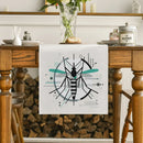Axyaa Geometricus Table Runner: Stylish Dining Decor Cloth for Wedding & Coffee Tables