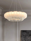 Axyaa Crystal Chandelier Pendant Light for Modern Luxury Living Room