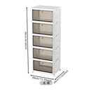 Axyaa White PP Shoe Storage Boxes With Wheels: Organize Shoes in Style