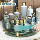 Axyaa 360 Rotating Makeup Organizer & Perfume Storage - Large Capacity Round Organizer