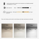 Axyaa LED Strip Chandelier - Nordic Minimalist Design - Modern Kitchen & Bedroom Pendant Light