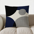 Geometric Pattern Decorative Throw Pillow Cover by Axyaa