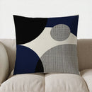 Geometric Pattern Decorative Throw Pillow Cover by Axyaa