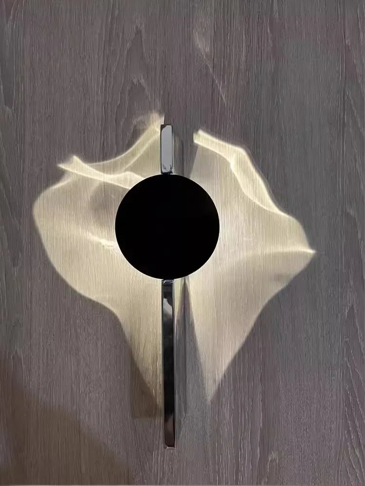 Axyaa Rotatable Stainless Steel Art Wall Lamp for Bedroom and Living Room