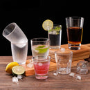 Axyaa Acrylic Transparent Tea Mugs Set - Multi-size Handy Water Glass Kitchen Drinkware