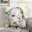 Axyaa Decorative Pillow Covers for Sofa Cushions - Genshin Impact Inspired Home Decor