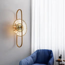 Axyaa Nordic Alloy Sconce Wall Lamp for Indoor Lighting in Living Room, Bedroom, Hallway