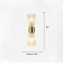 Crystal Wall Lamp for Bedroom Living Room Decor, Axyaa LED European Lighting