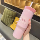 Axyaa Stainless Steel Thermal Tumbler 710ML Large Capacity Vacuum Flask Thermos Ice Cup