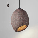 Axyaa Dark Gray LED Small Drop Pendant Lamp for Home Dining Bedroom