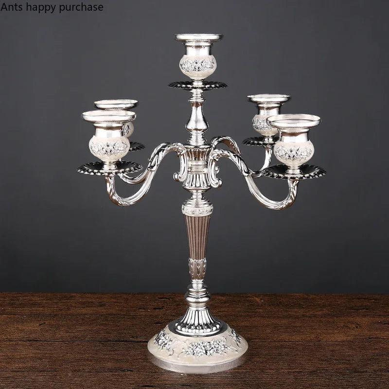 Axya Retro Wedding Candle Holders for Romantic Home Decor