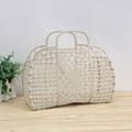 Axyaa Summer Shopping Handbag: Large-capacity Hollow Organizer for Home Laundry Storage