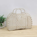 Axyaa Summer Shopping Handbag: Large-capacity Hollow Organizer for Home Laundry Storage