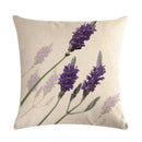 Axyaa Lavender Linen Throw Pillow 45*45cm