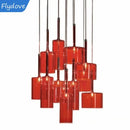 Axyaa Glass Pendant Light: Modern Minimalist LED Bar Lighting for Home Decor