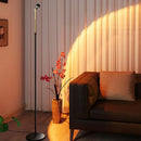 Axyaa Nordic Red Cob Floor Lamp: Height & Angle Adjustable, Eye Protection Standing Light