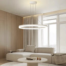 Axyaa Nordic Crystal Ring Chandelier for Home Indoor Lighting