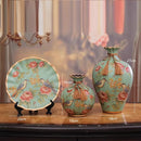 Axyaa Ceramic Vase Set for European Home Décor