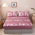 Axyaa Fitted Sheet with Elastic Band for Single/Double/Queen/King Size Mattress