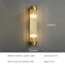 Axyaa Gold Crystal Wall Sconces for Living Room Luxury Home Decor