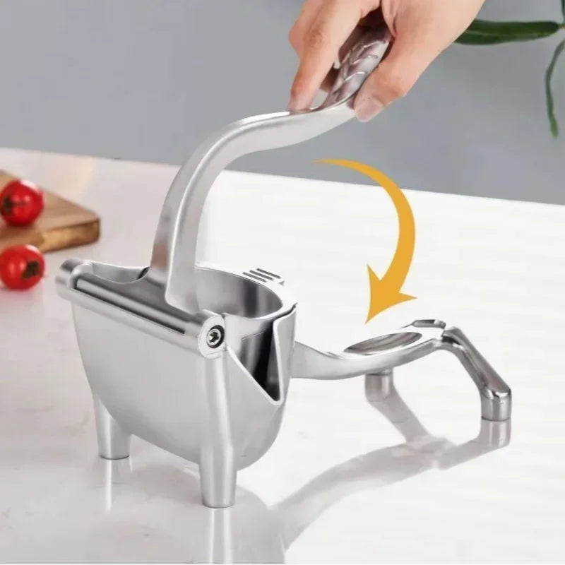 Axyaa Aluminum Juicer: Multifunction Hand Pressure Juicer for Home Kitchen Gadgets.