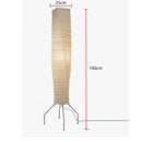Axyaa Wabi-sabi Akari Noguchi Floor Lamp LED E27 Rice Paper Standing Art Decor