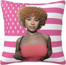 Axyaa Double-Sided Plush Pillowcase for Sofa and Sleeping - 18x18 Inch/20x20 Inch