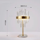 Axyaa Crystal LED Floor Lamp for Bedroom and Living Room Decoration