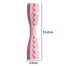 Axyaa Dog Teeth Cleaning Chew Toy - Hexagon Rubber Toothpaste Rod & Point Massage
