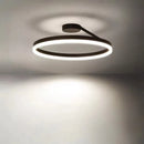 Axyaa Nordic Circular LED Ceiling Light for Modern Living Room and Bedroom Lighting