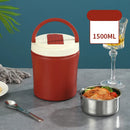 Axyaa Food Thermal Jar Soup Thermos Portable Lunch Box Vacuum Insulated