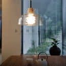 Nordic Art Wooden Pendant Lamp E27 Vintage Lighting by Axyaa