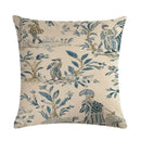 Axyaa Pine Flower Linen Pillow Cover - 45x45cm