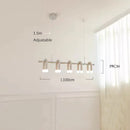 Axyaa Modern Minimalist Cream Chandelier for Dining & Study Area