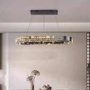 Axyaa Ring LED Pendant Light for Modern Home Decor and Dining Room Chandeliers