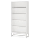 Tribesigns Tall Black Bookcase, 70.8” Large Bookshelf by Axyaa - Heavy Duty Library Organizer