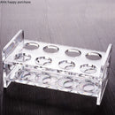 Axya White Wine Glass Set with Acrylic Cup Holder Storage Rack