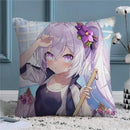 Axyaa Blue Archive Throw Cushion Cover - Sofa Decor Pillow Case
