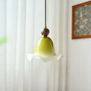 Axyaa Green Glass Art Pendant Lamp for Bedroom Living Room Wall Decor