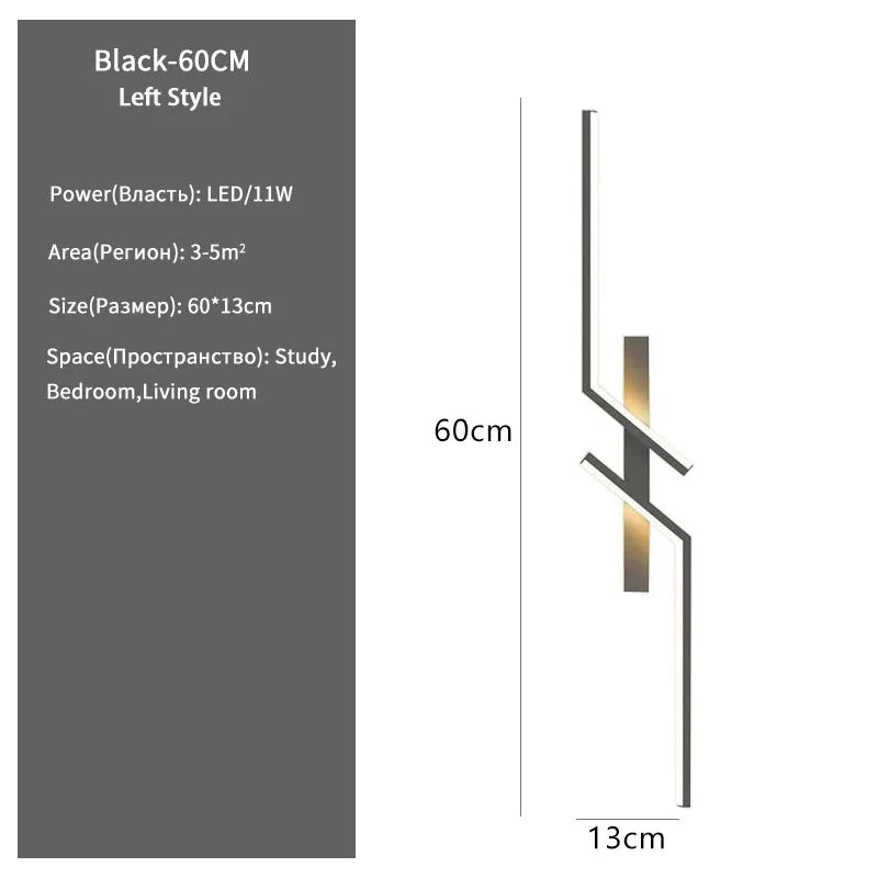 Axyaa Modern LED Wall Sconce for Bedroom Living Room TV Background