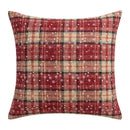 Axyaa Christmas Plaid Cushion Cover for Cheerful Home Decor