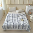 Axyaa Soft Plush Jacquard Blanket - Multifunctional Bed Sofa Cover - 150*200cm