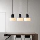 Axyaa Glass Pendant Light Chandelier for Dining Room Bedroom, LED Fixture - Nordic Style