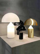 Axyaa Golden Mushroom LED Table Lamp for Elegant Home Decor