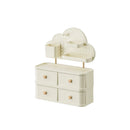 Axyaa Desktop Organizer Rack: Cloud Hole Board Stationery Storage Box for Efficient Desk Organization