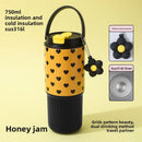 Axyaa 750ML Stainless Steel Vacuum Thermos Bottle - Insulated Portable Tumbler Womankind Gift
