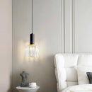 Axyaa Crystal LED Pendant Light Chandelier for Bedroom Kitchen Dining Room