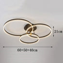 Axyaa Smart LED Ceiling Light for Nordic Home Decor & Bedroom Lighting